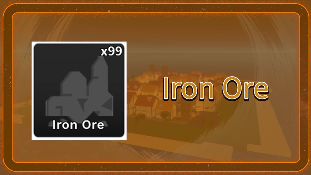 The Iron ore Menu Icon