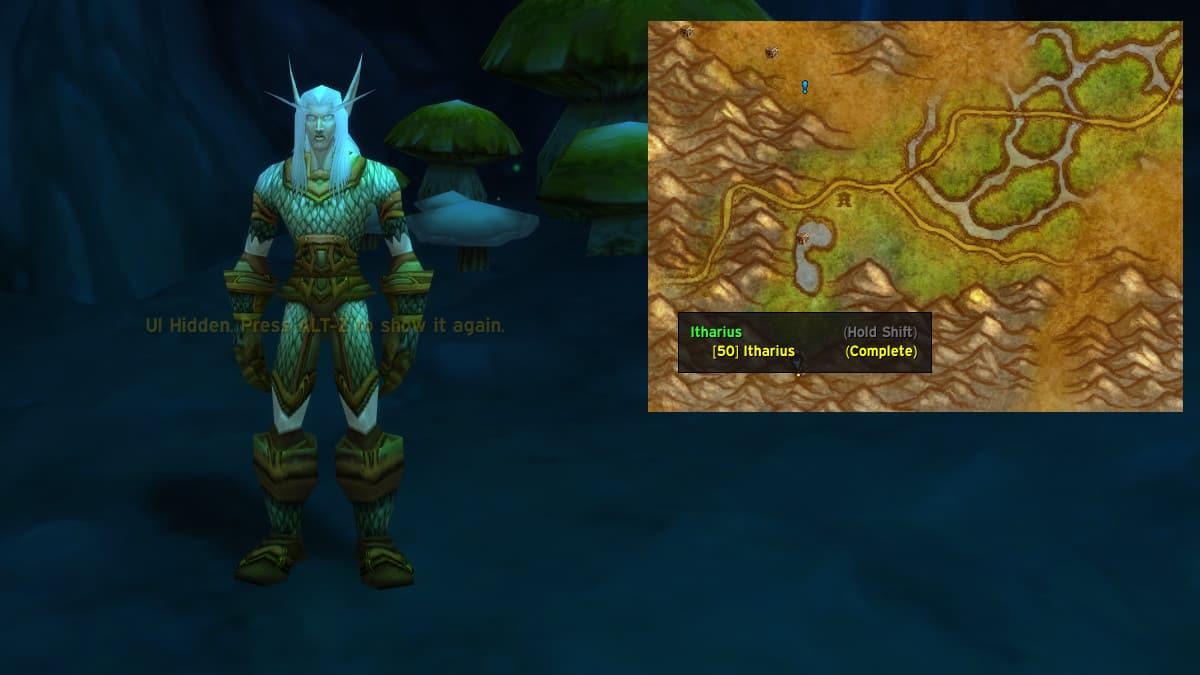 Itharius locationin World of Warcraft: Season of Dsicovery (WoW SoD).
