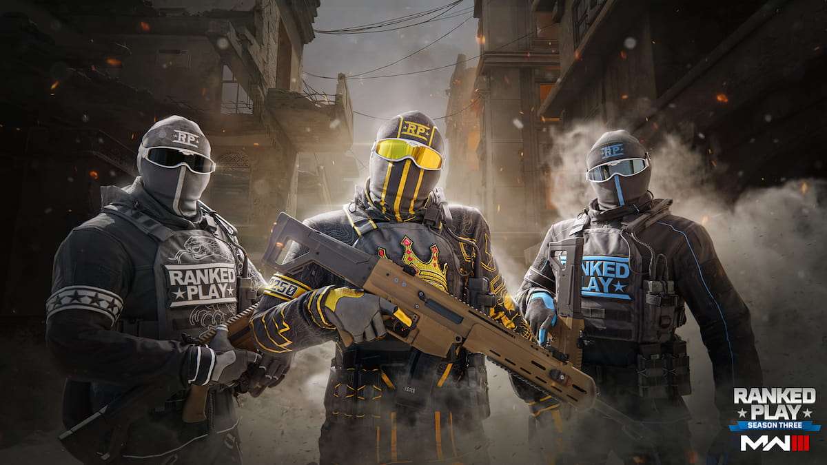 Soldiers in Ranked Skins in Modern Warfare 3