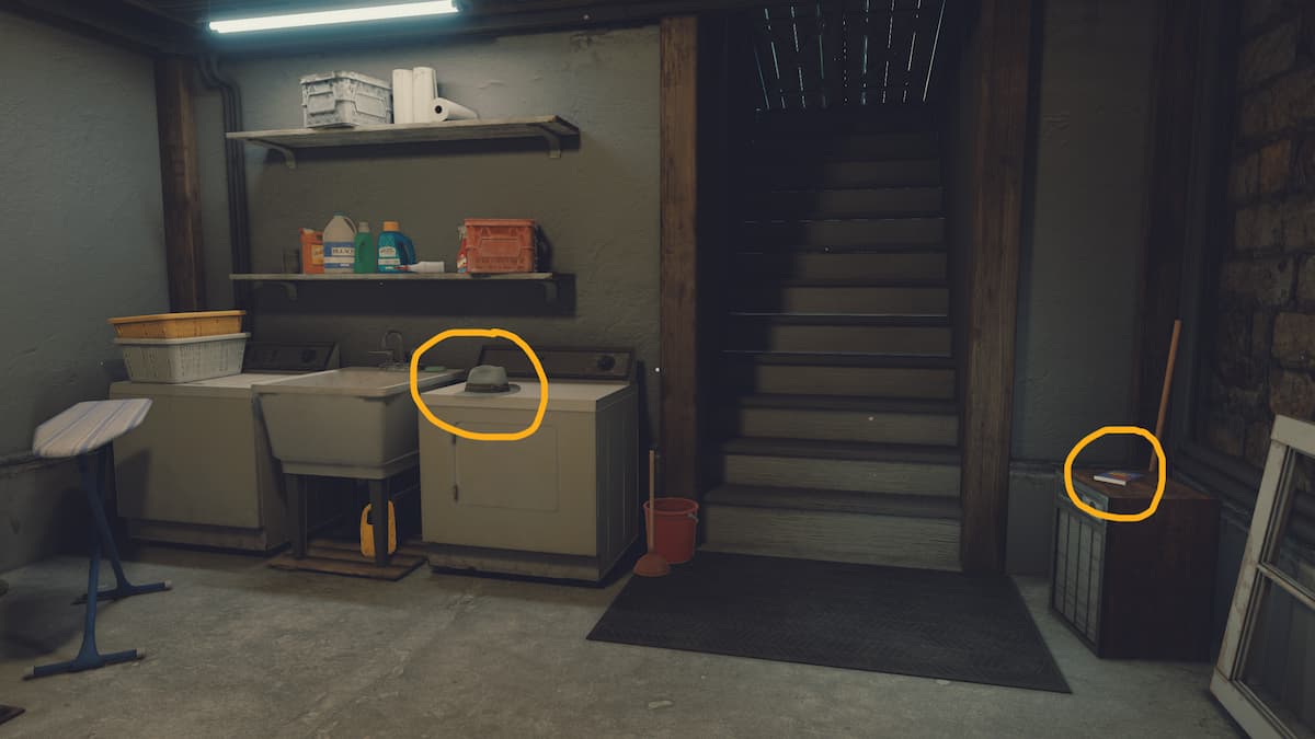 The important first room basement items in the chapter 1 walkthrough of Open Roads.