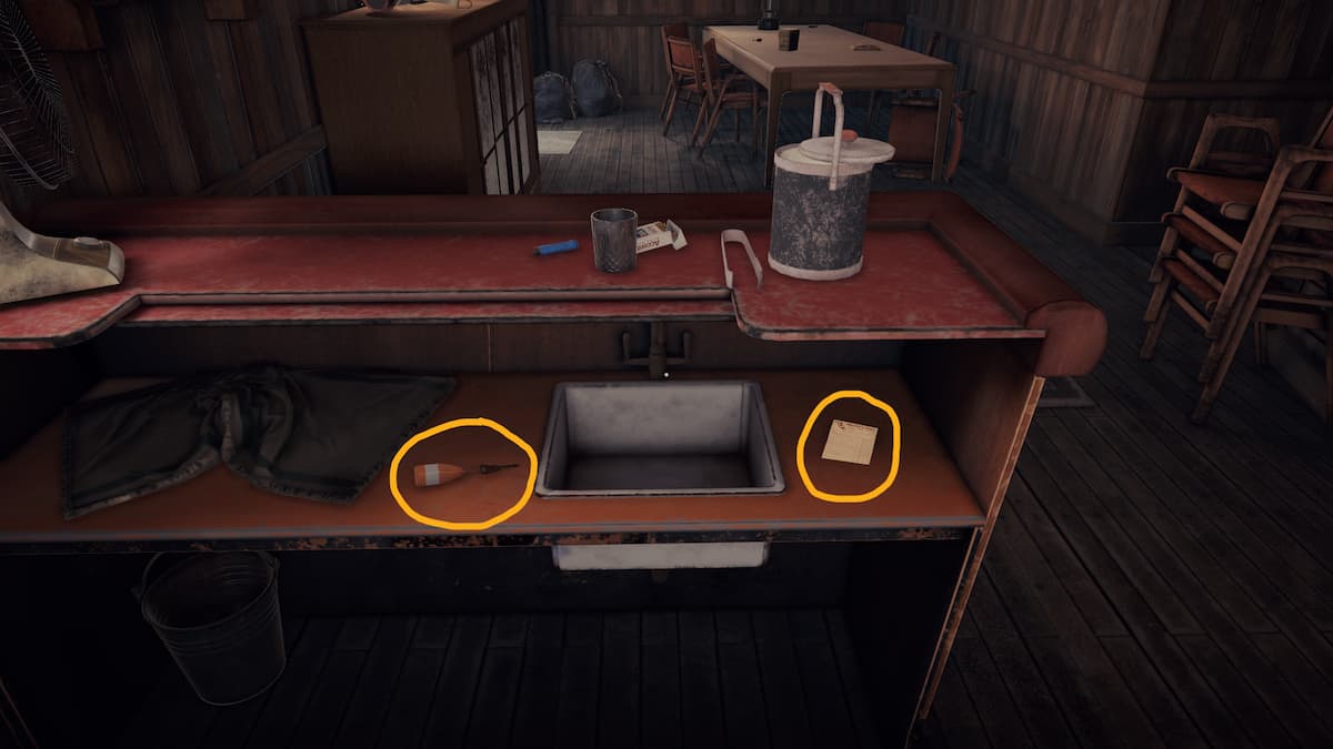 Finding the keys for the locked office during chapter 6 of our Open Roads walkthrough.