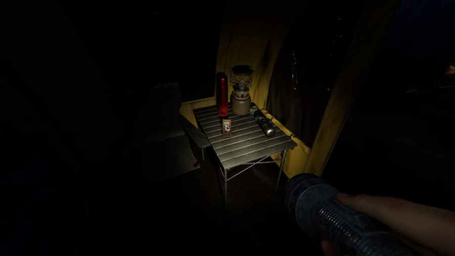 The location of the Music Box in Camp Woodwind in Phasmophobia.