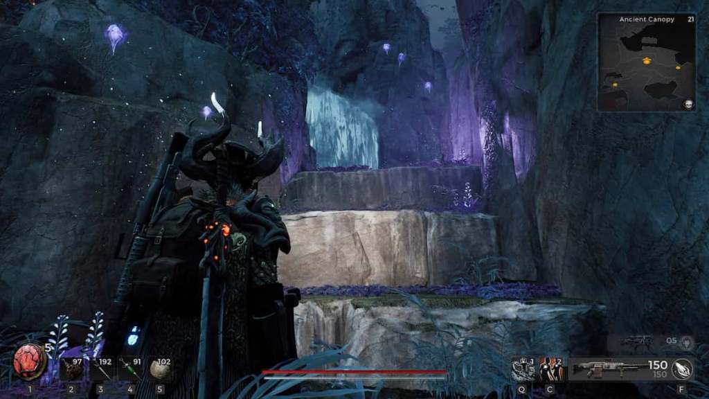 Waterfall hidden dungeon area in Remnant 2