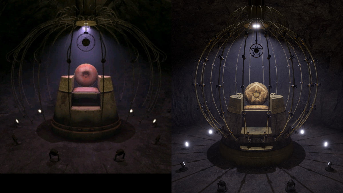 Image comparison of old and new graphics.