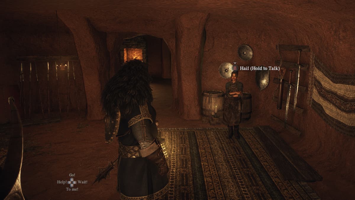 Sara the smith apprentice you need to give Glimmercoal to in Dragon's Dogma 2