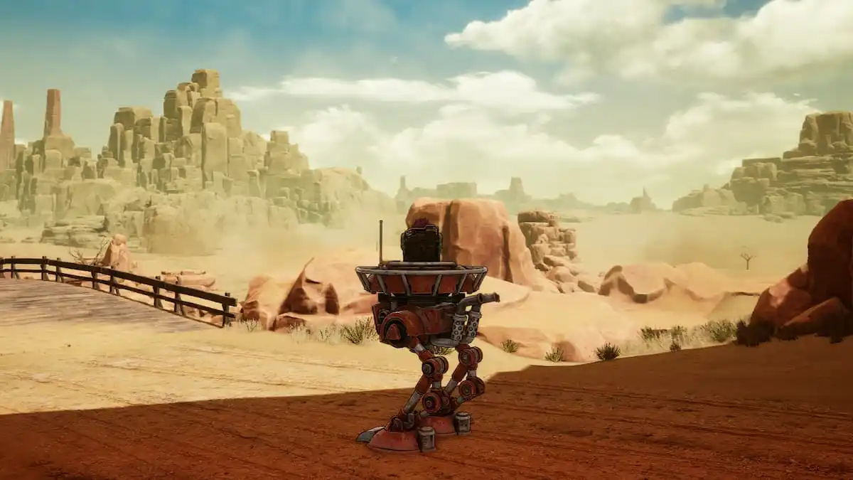 Jump Bot in the desert of Sand Land