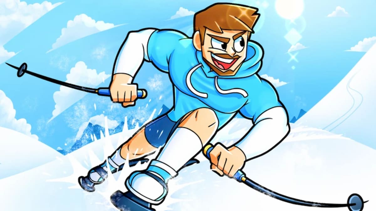 Ski Race Simulator promo image.