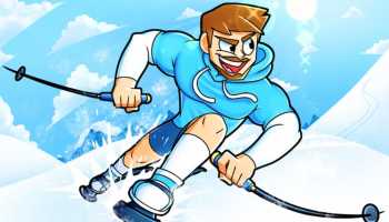 Ski Race Simulator promo image.