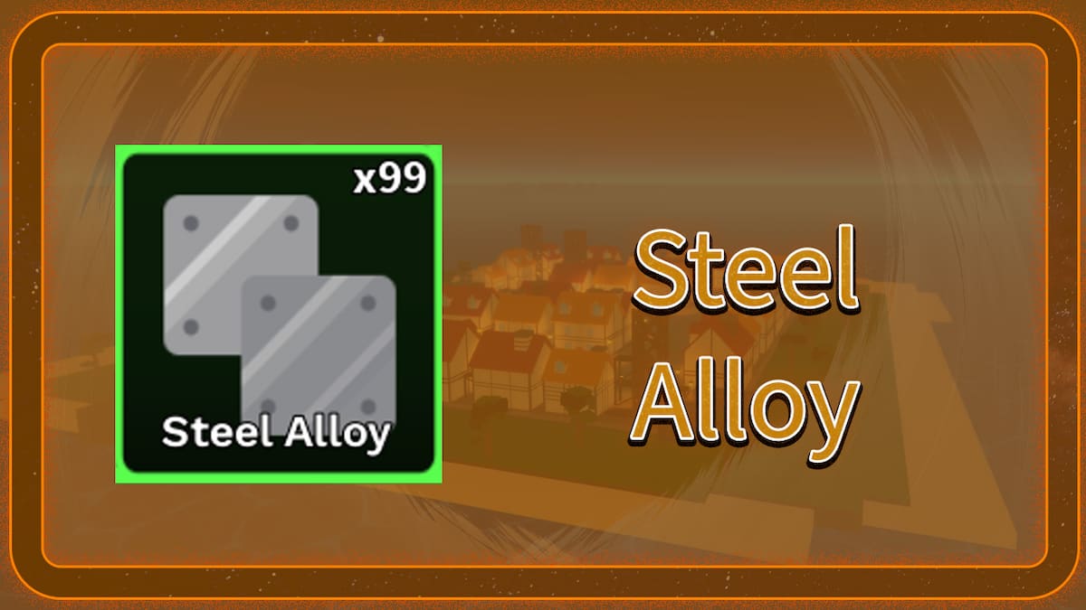 The Steel Alloy in Roblox Demon Piece