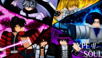 Roblox Type Soul Factions featured in different frames