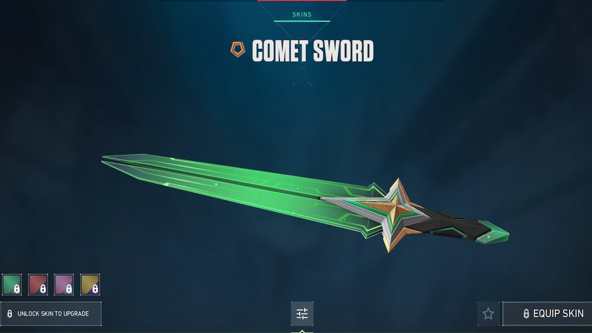 The Valorant Comet Sword