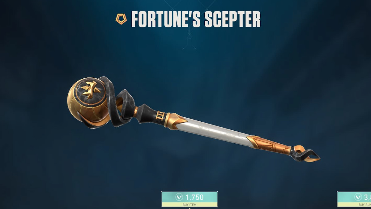 The Fortune Scepter Knife in Valorant