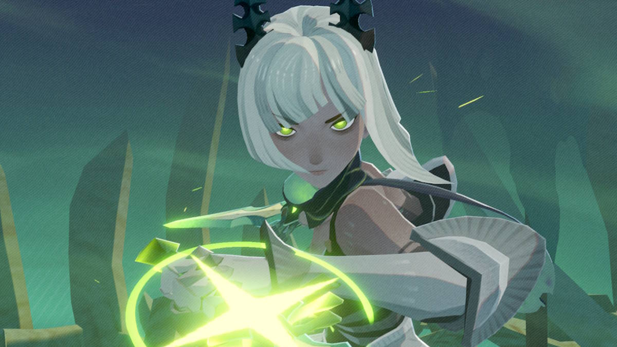 Silvina load screen artwork for AFK Journey