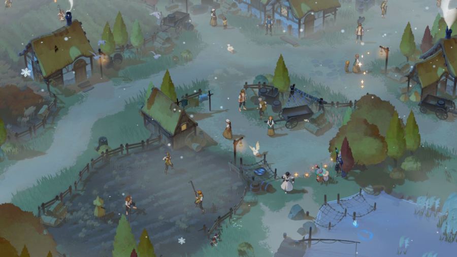Town scene in AFK Journey