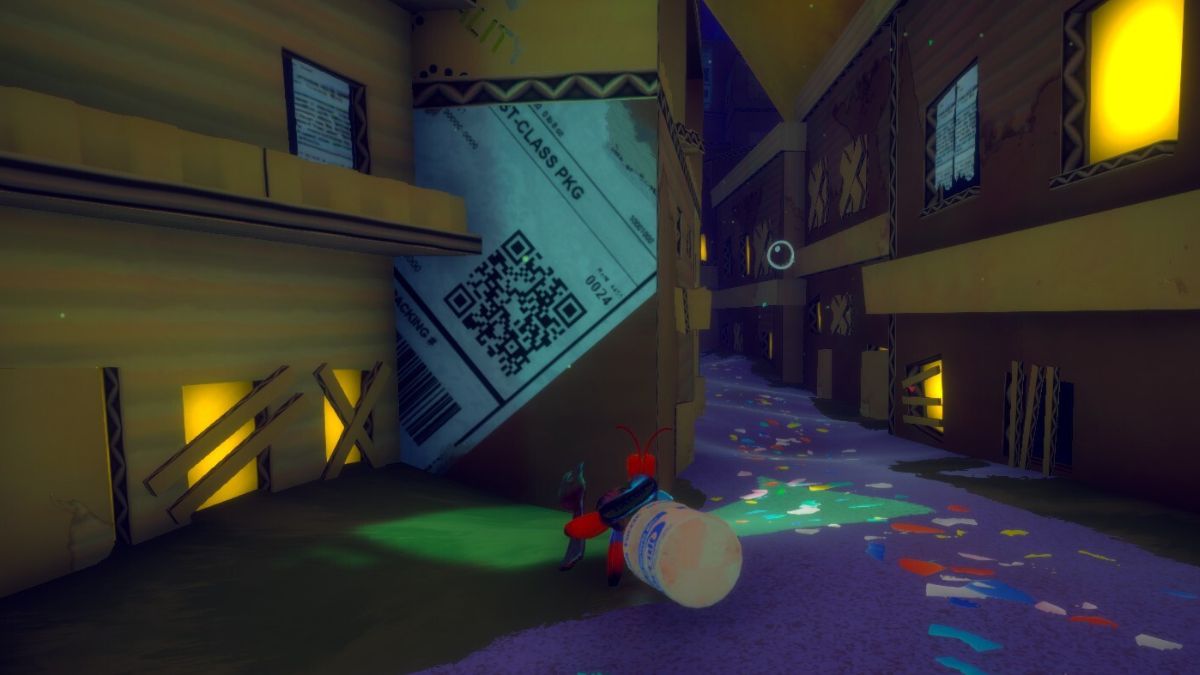 QR code easter egg found in the Lower Crust New Carcinia of Another Crab's Treasure