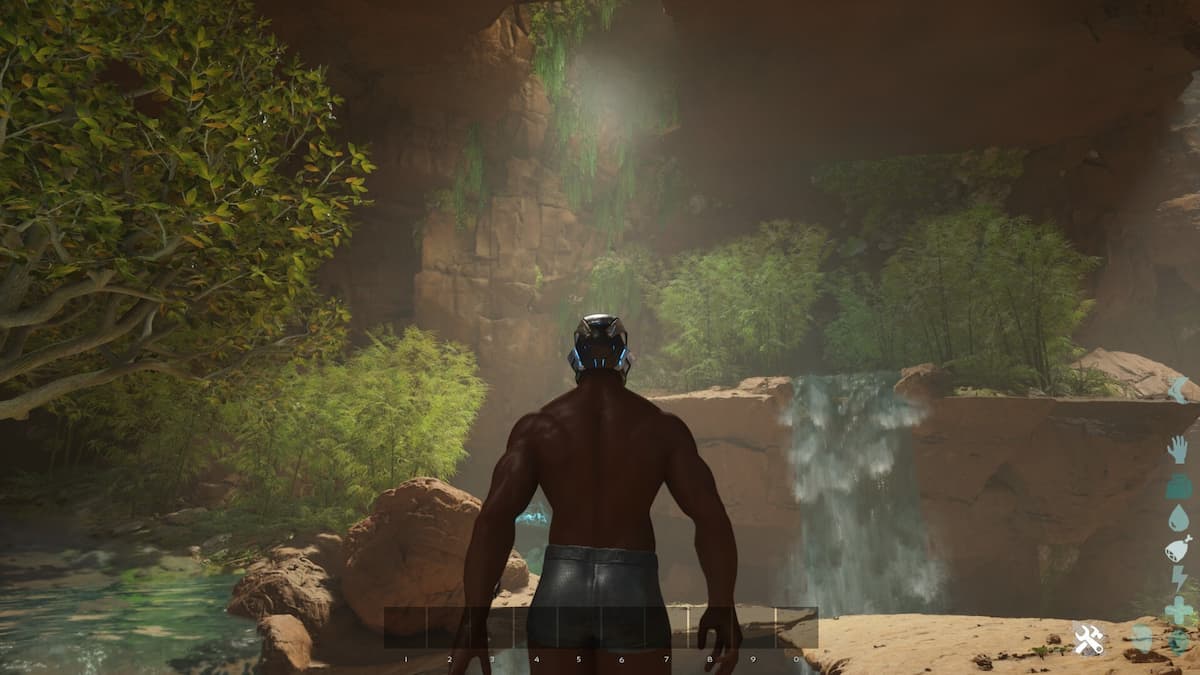 ARK Scorched Earth hidden underwater Oasis Cave