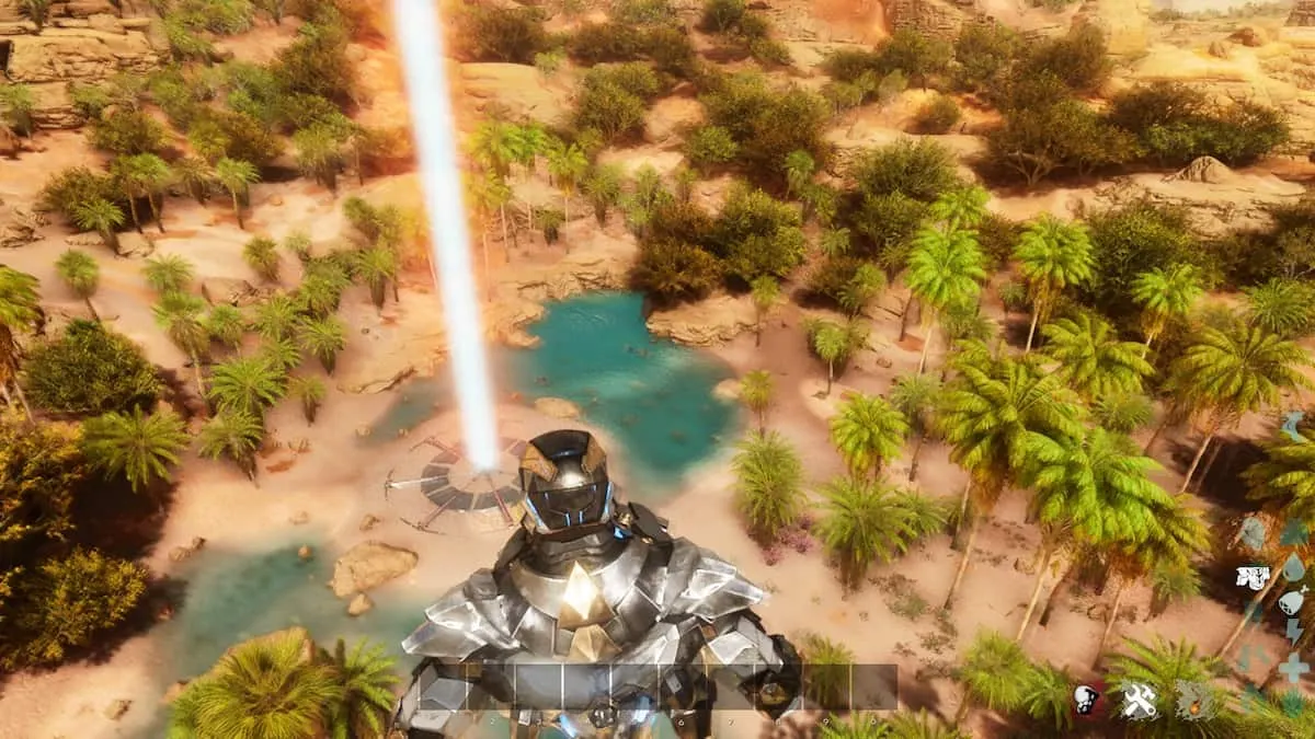 ARK Scorched Earth Desert map red beacon