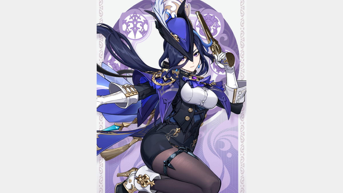 Genshin Impact Clorinde drip marketing art