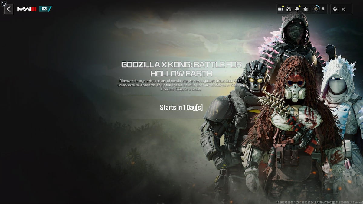 Call of Duty Modern Warfare Godzilla x Kong