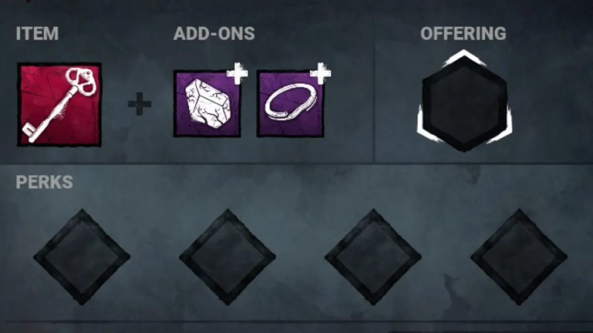 Key Add-on that saves the key in Dead by Daylight