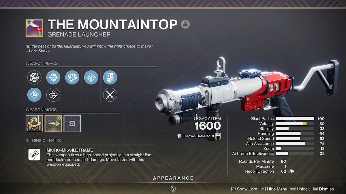 The Mountaintop in Destiny 2 Into The Light