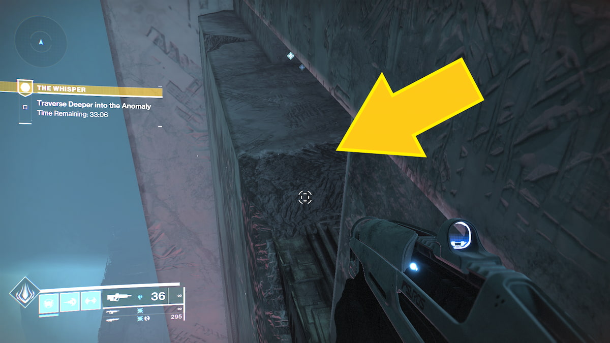 Destiny 2 second Oracle room location in Into the Light Whisper mission