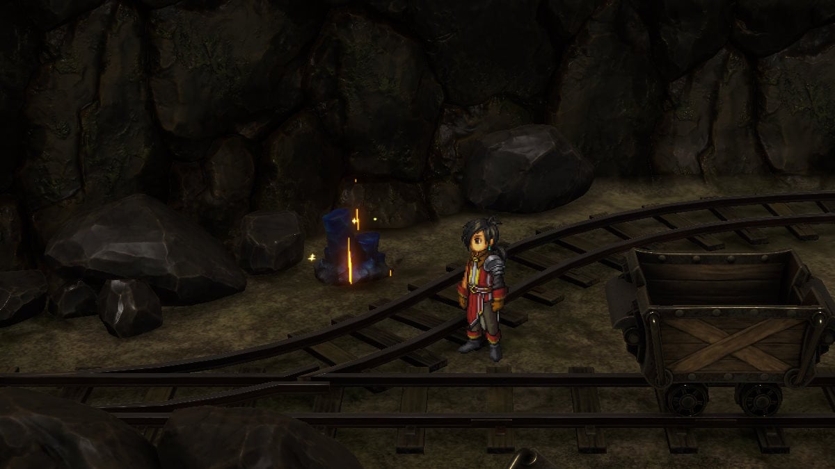 Resource node in the Abandoned Mine in Eiyuden Chronicle: Hundred Heroes