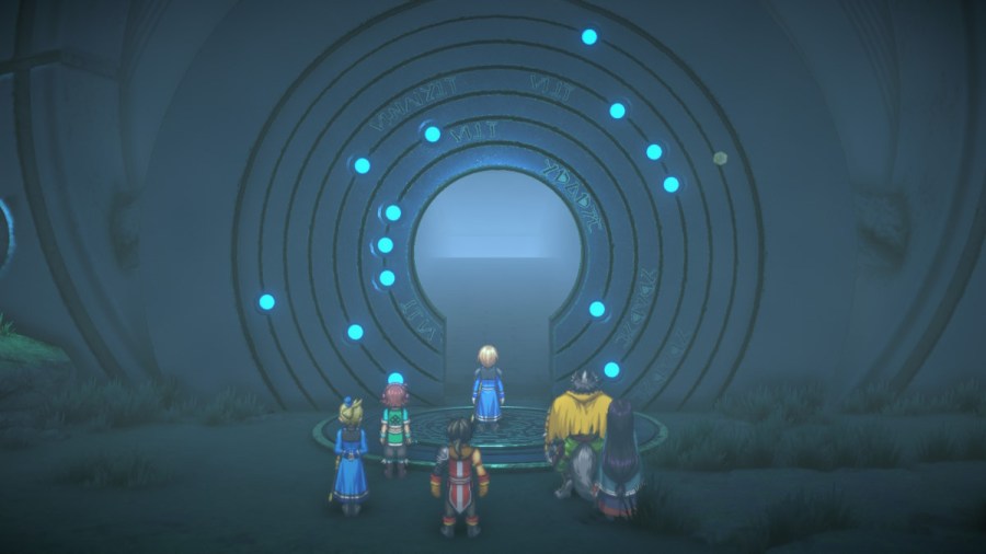 Entering a proving ground in Eiyuden Chronicle: Hundred Heroes