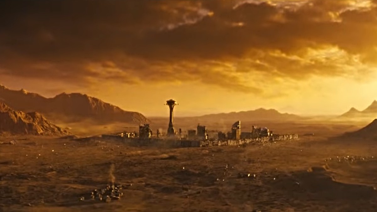 Fallout TV Hank’s view of the New Vegas skyline