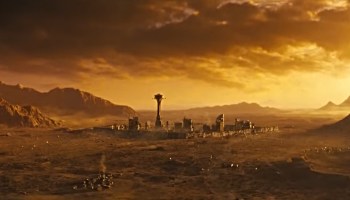 Fallout TV Hank's view of the New Vegas skyline