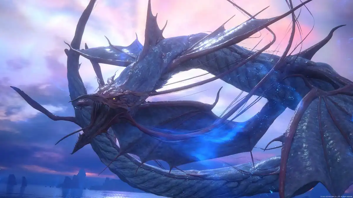 Leviathan from Final Fantasy 16 The Rising Tide DLC