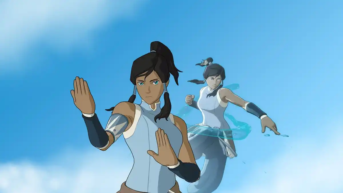 Korra Avatar x Fortnite battle pose