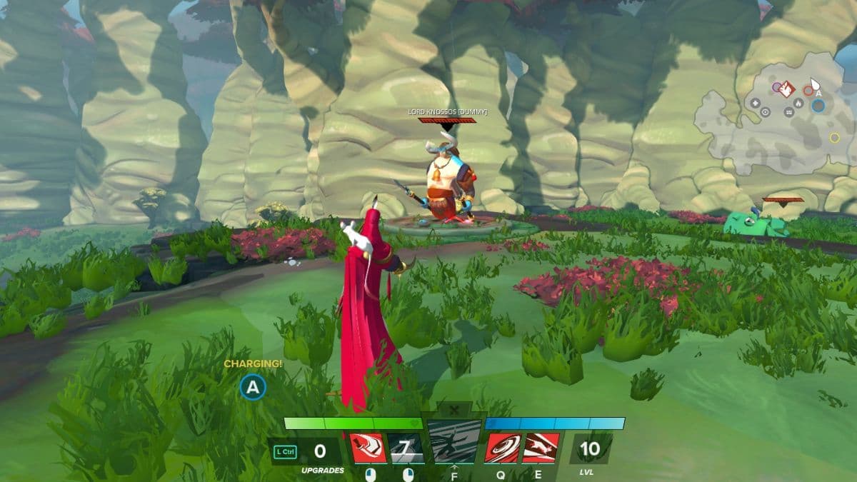 Gigantic Rampage Edition hero Tyto the Swift in Practice Arena
