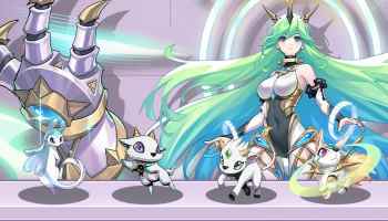 Girls EVO Idle RPG artwork