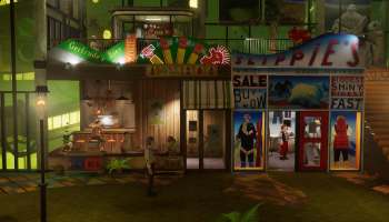 Harold in the Agora Arcades in Harold Halibut