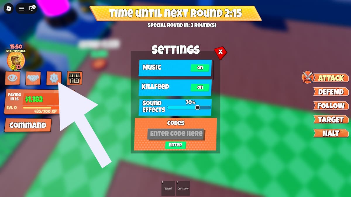 How to redeem Faction Defense Tycoon codes.