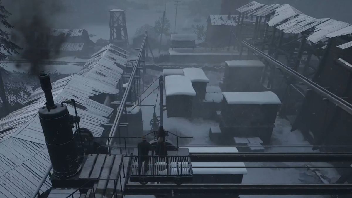 Indika using the crane at the train station in INDIKA