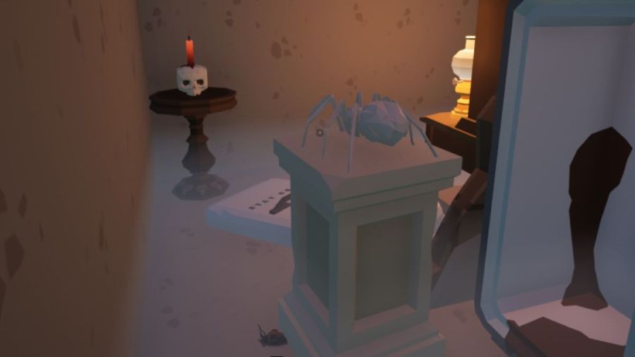 Spider Statue challenge in Kill It With Fire 2