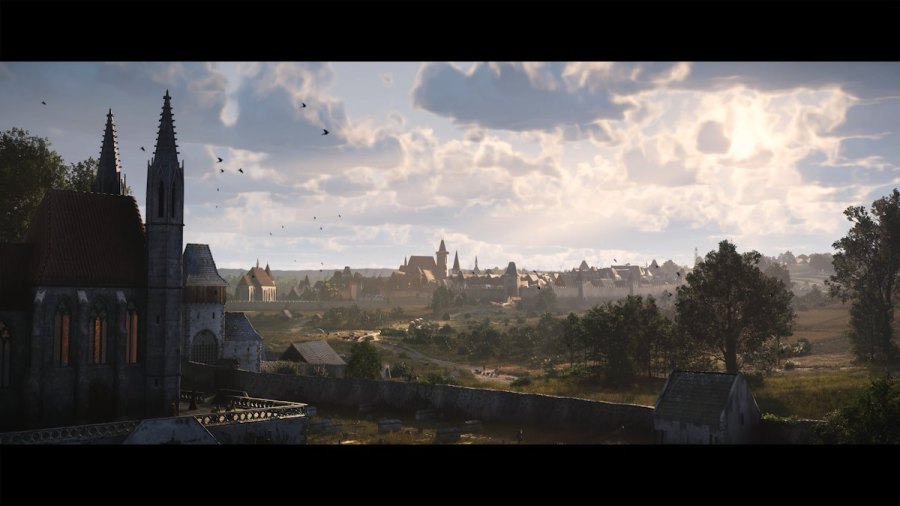 Landscape view of local kingdom in Kingdom Come Deliverance 2