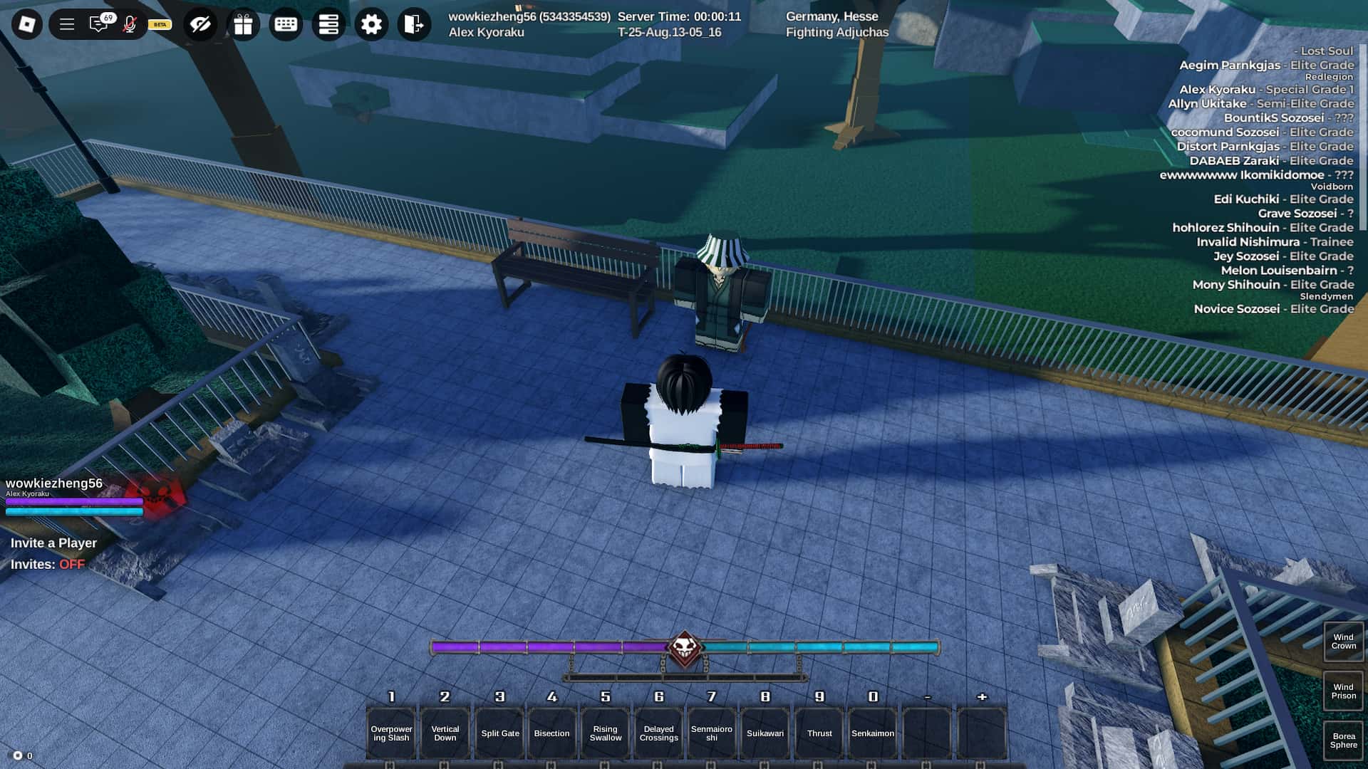 Kisuke NPC for the Bankai progression in the Type Soul Roblox experience.