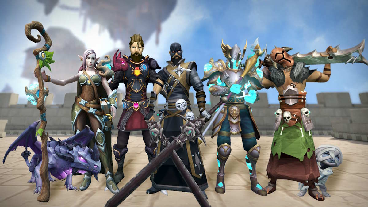 Group of player characters in RuneScape