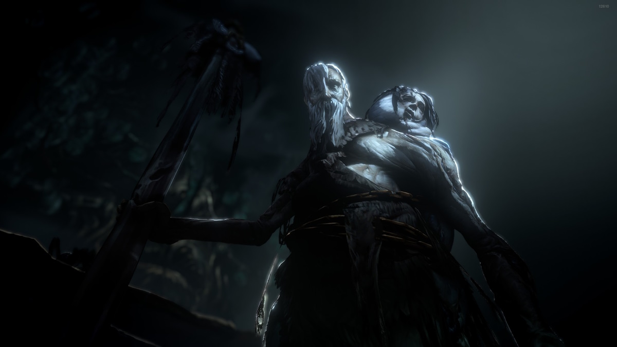 Two headed enemy (old man and woman) in No Rest for the Wicked