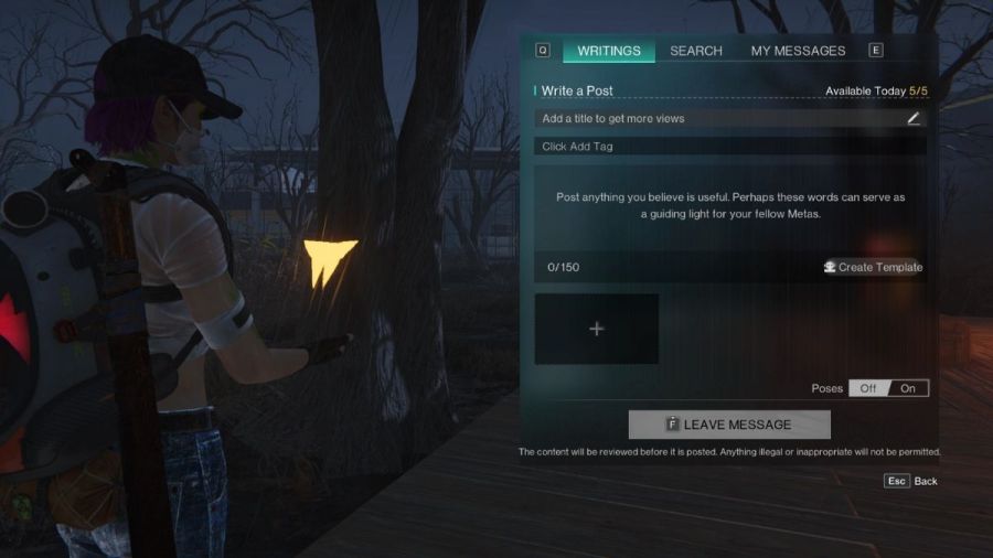 How to leave posts in Once Human | Pro Game Guides