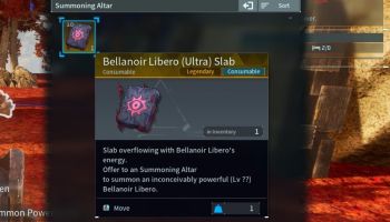 Bellanoir Libero ultra slab for Palworld raid summon