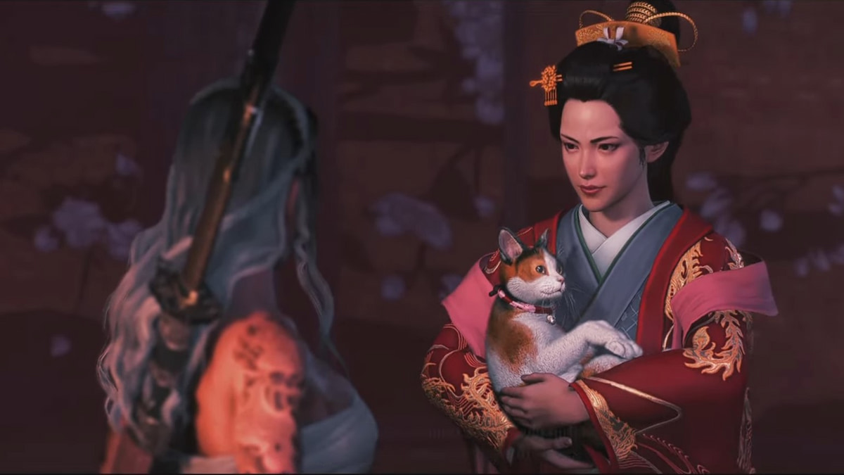 Princess Atsuko cutscene in Rise of the Ronin