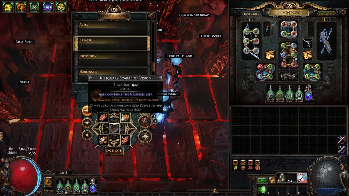 Path of Exile Reliquary Scarab of Vision