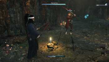 Player fighting the Martial Heir in Rise of the Ronin