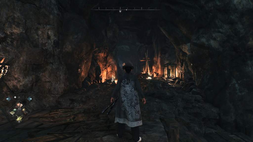 Player standing in front of the Senzoku exact boss location in Rise of the Ronin