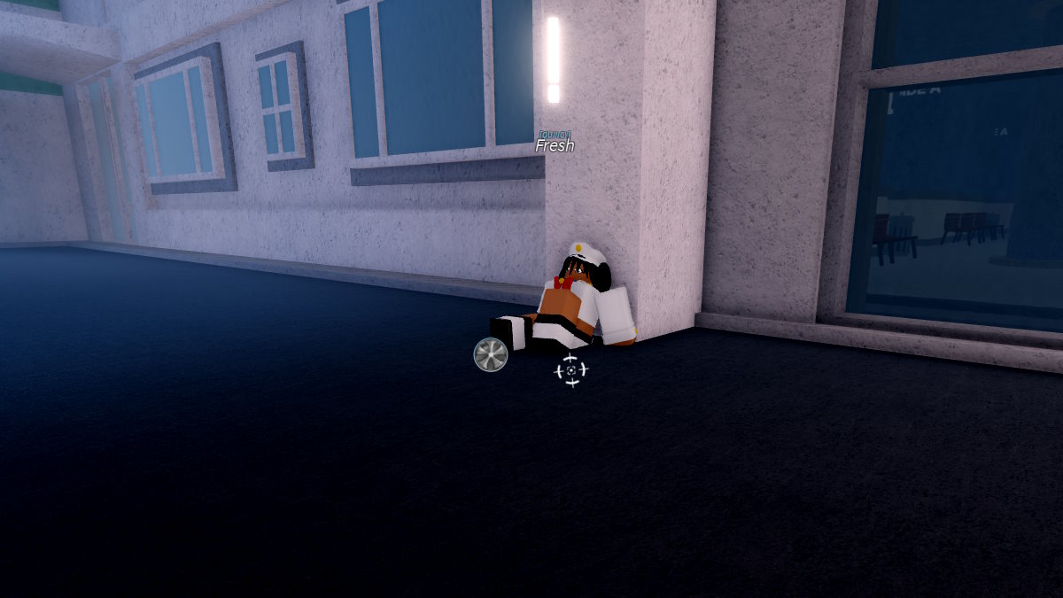Fresh outside the Hospital in Roblox Project Mugetsu