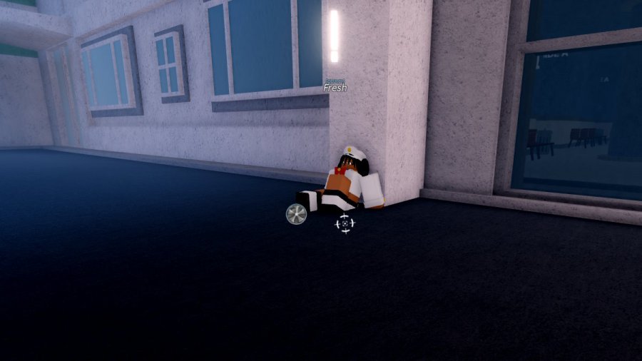 Fresh outside the Hospital in Roblox Project Mugetsu